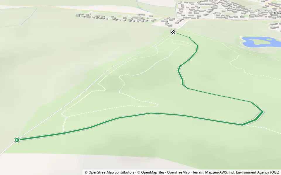 3D preview of a trail at Oldtown Plantation