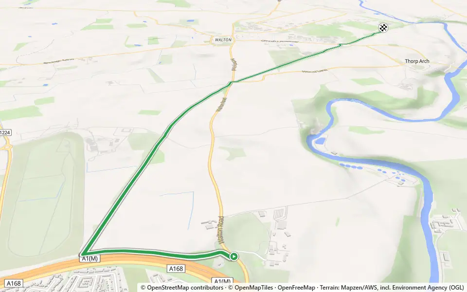 3D preview of a trail at Wray Wood