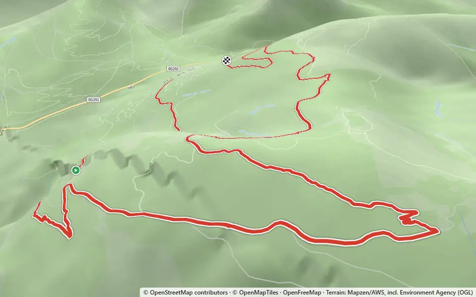 3D preview of a trail at Whinlatter Forest