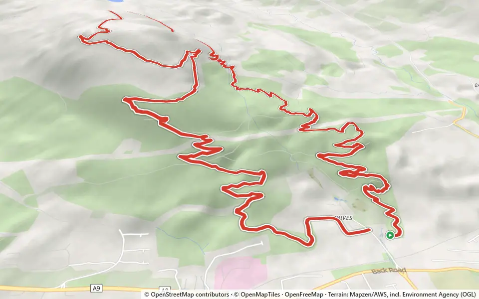 3D preview of a trail at Trails near Rhives