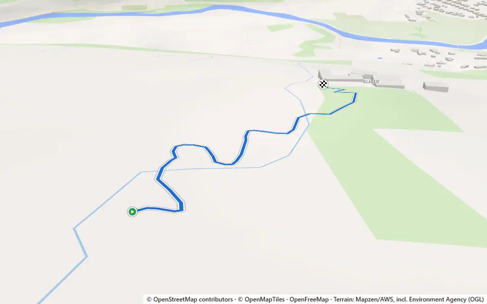 3D preview of a trail at Weem Wood