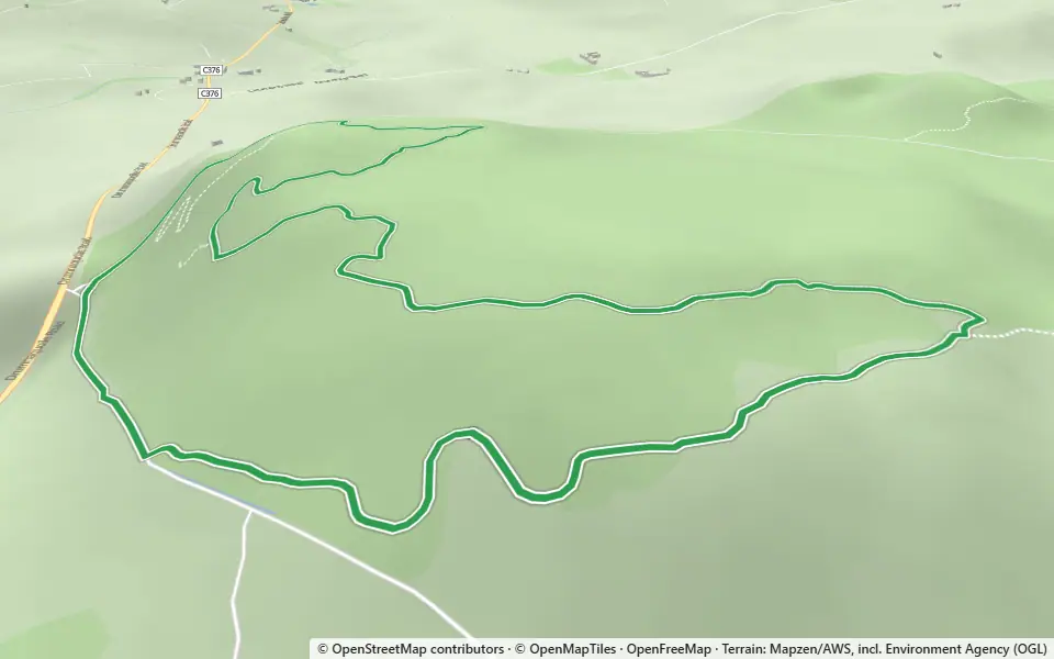 3D preview of a trail at Trails near Finnis