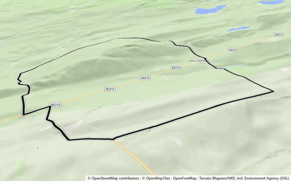3D preview of a trail at Hexagon Plantation