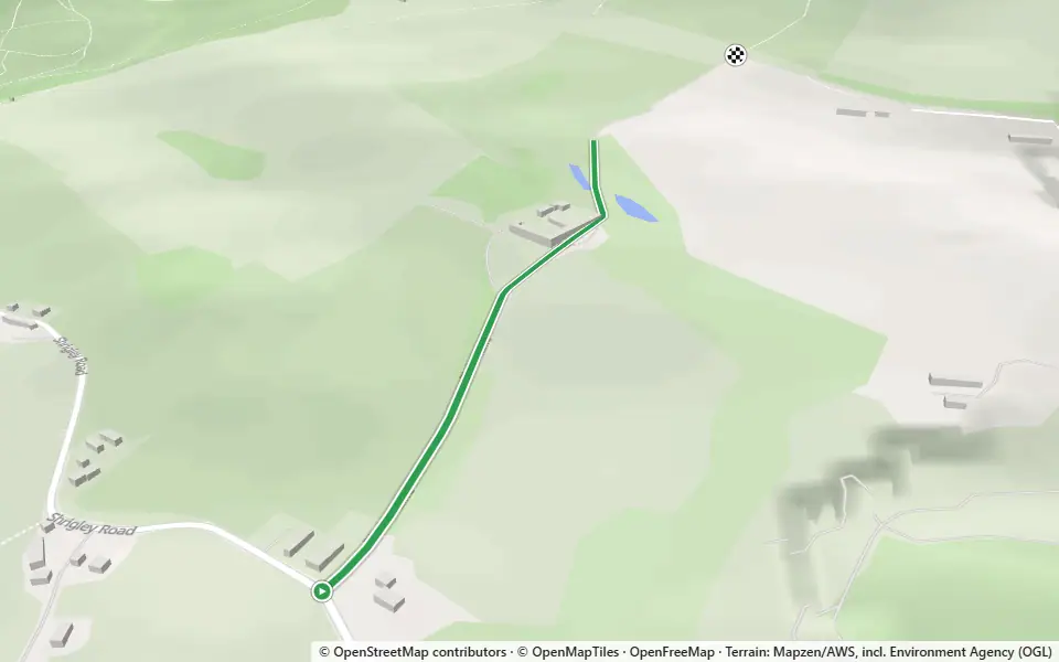 3D preview of a trail at Blakehey Wood