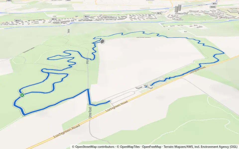 3D preview of a trail at Canada Wood