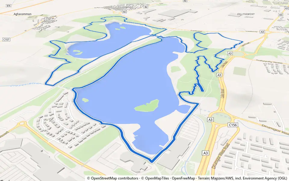 3D preview of a trail at Slantry Wood
