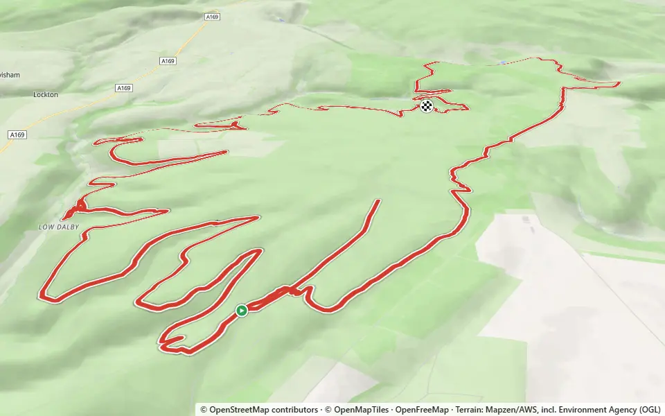 3D preview of a trail at Two Acre Wood
