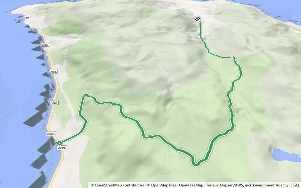 3D preview of a trail at Moss Wood (Shalunt Wood)