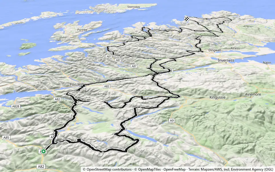 3D preview of a trail at Trails near Gallin
