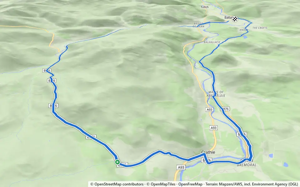 3D preview of a trail at The Arns
