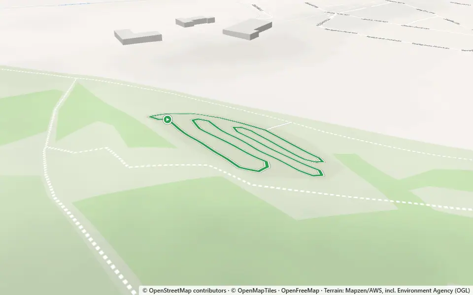 3D preview of a trail at Hartlepool Family Wood