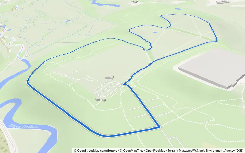3D preview of a trail at Withybed Covert