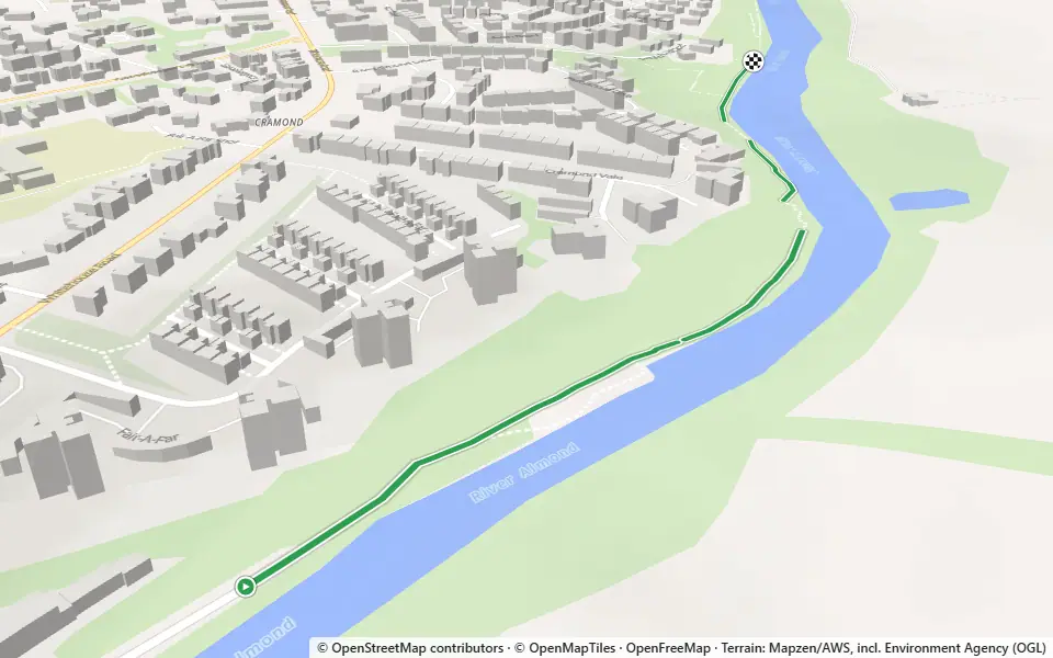 3D preview of a trail at Mauseley Hill