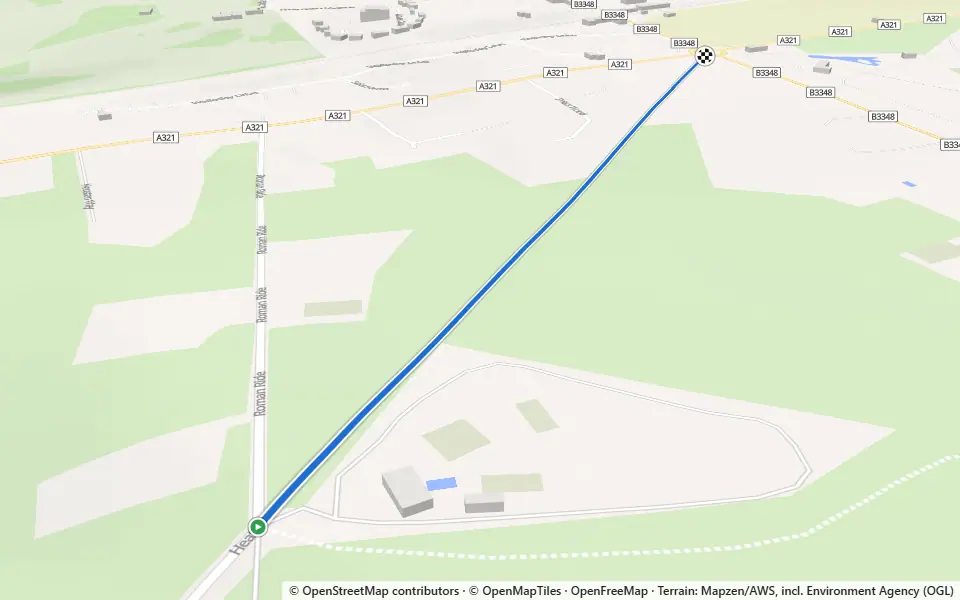 3D preview of a trail at Simons Wood