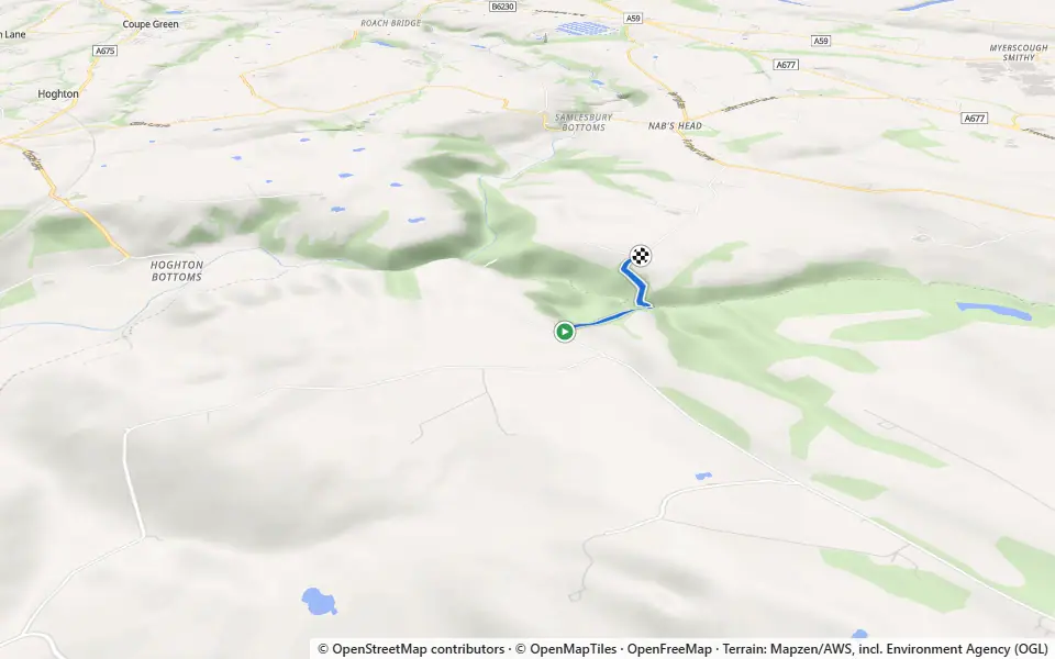 3D preview of a trail at Jeffery Wood