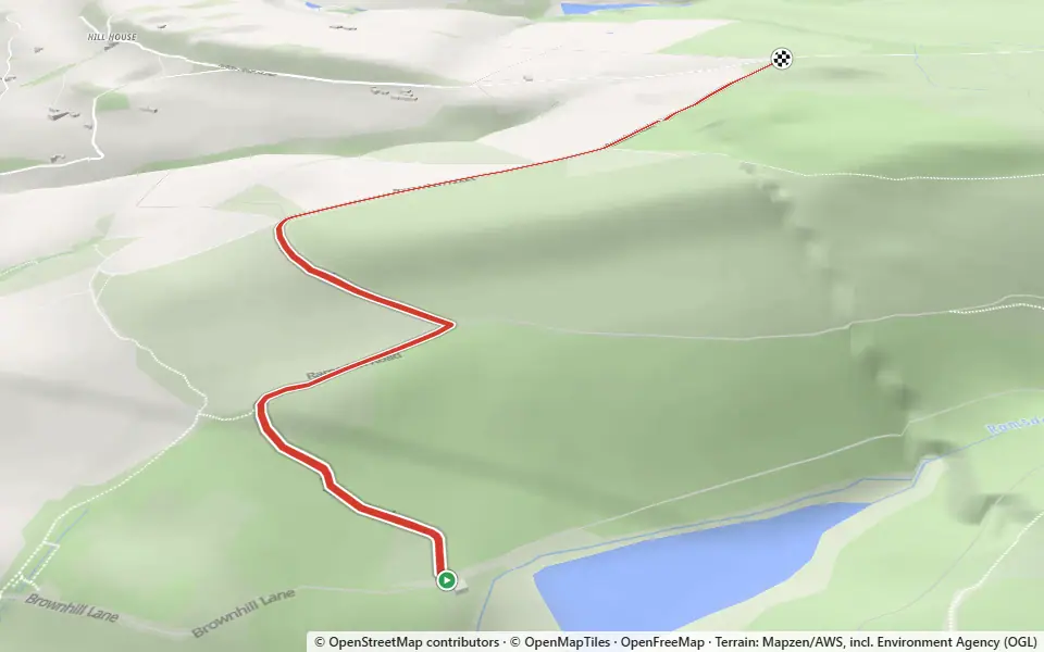 3D preview of a trail at Crossley's Plantation