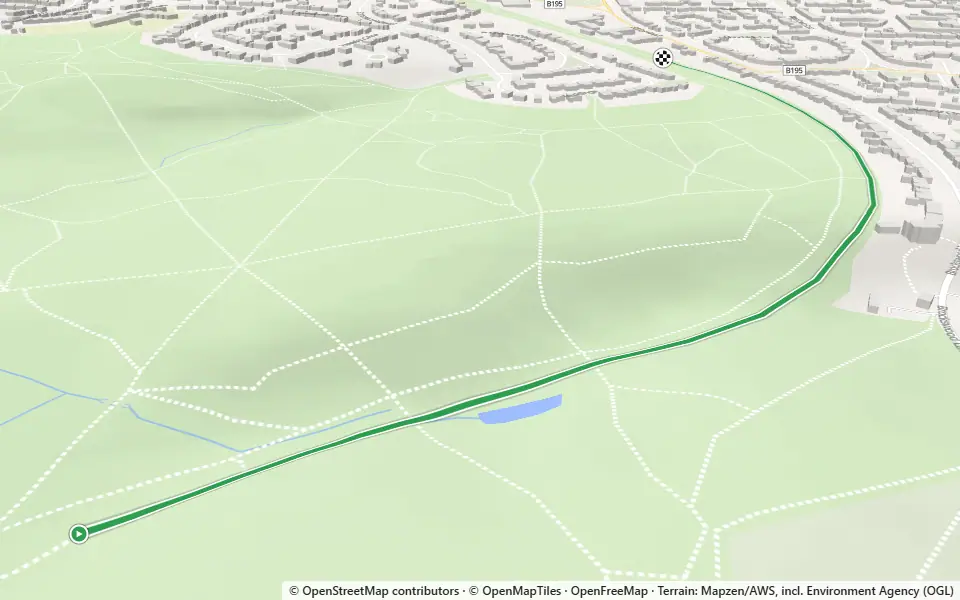 3D preview of a trail at Homer's Wood