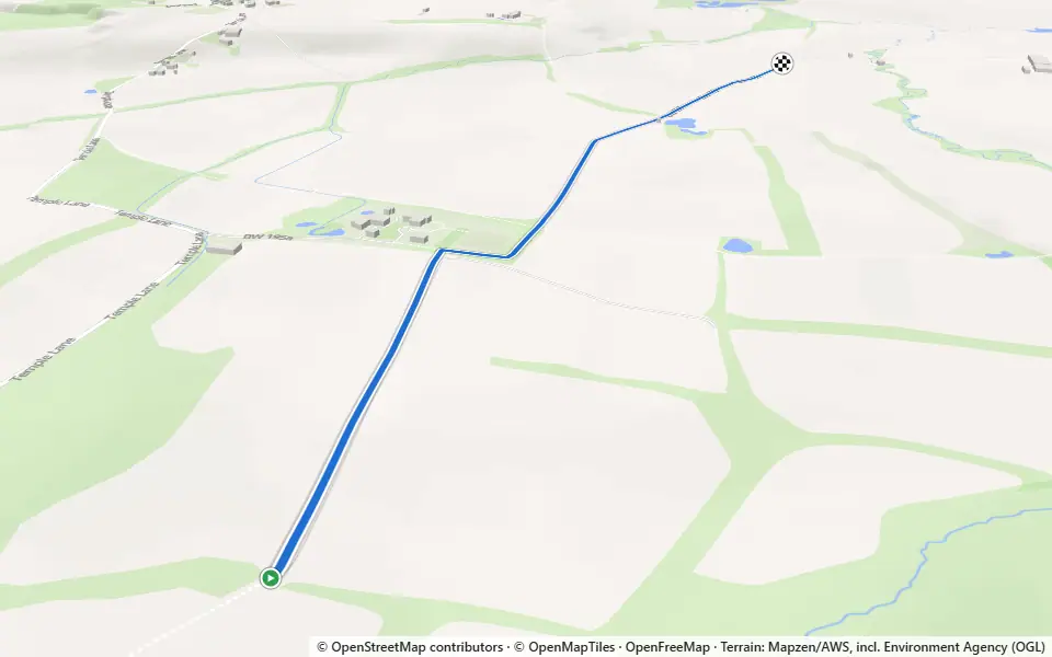 3D preview of a trail at Alder Gill
