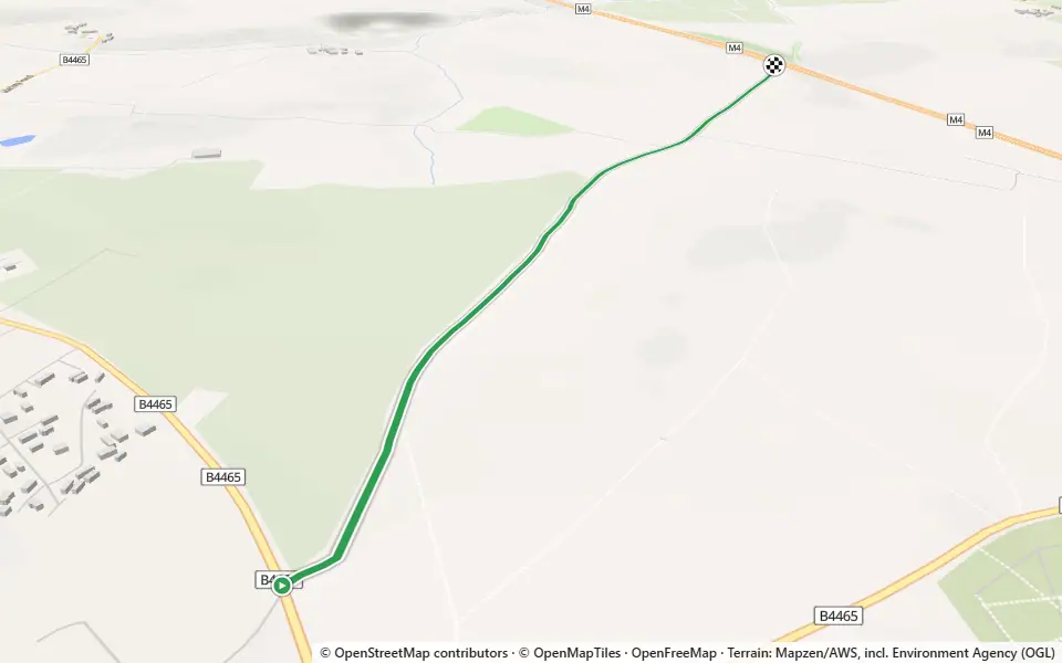 3D preview of a trail at Gorse Covert
