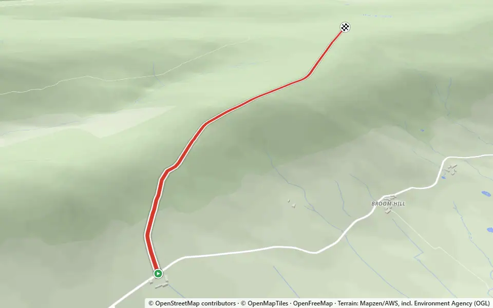 3D preview of a trail at Hall Wood