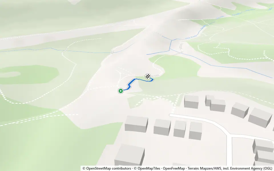 3D preview of a trail at Kepier Quarries