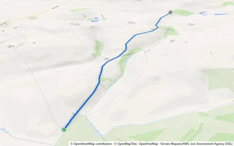 3D preview of a trail at Cocked Hat