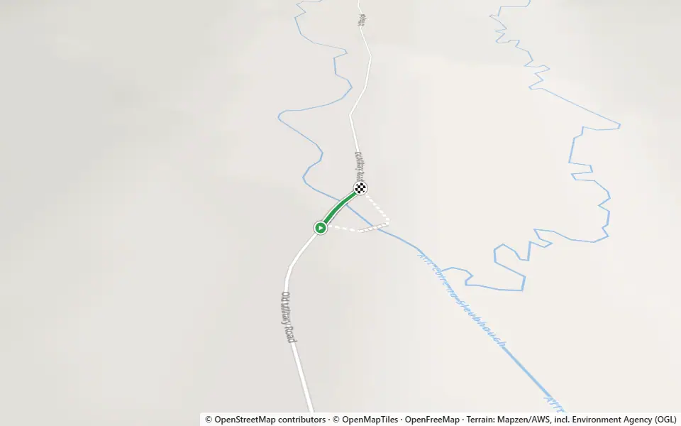 3D preview of a trail at Trails near Kinlochleven