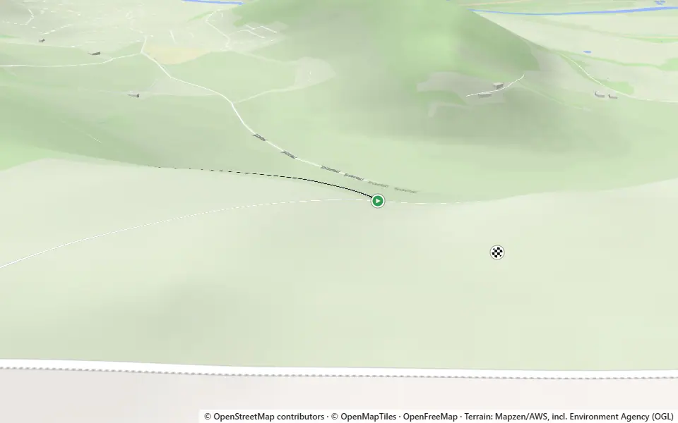 3D preview of a trail at Ty'n Celyn Wood