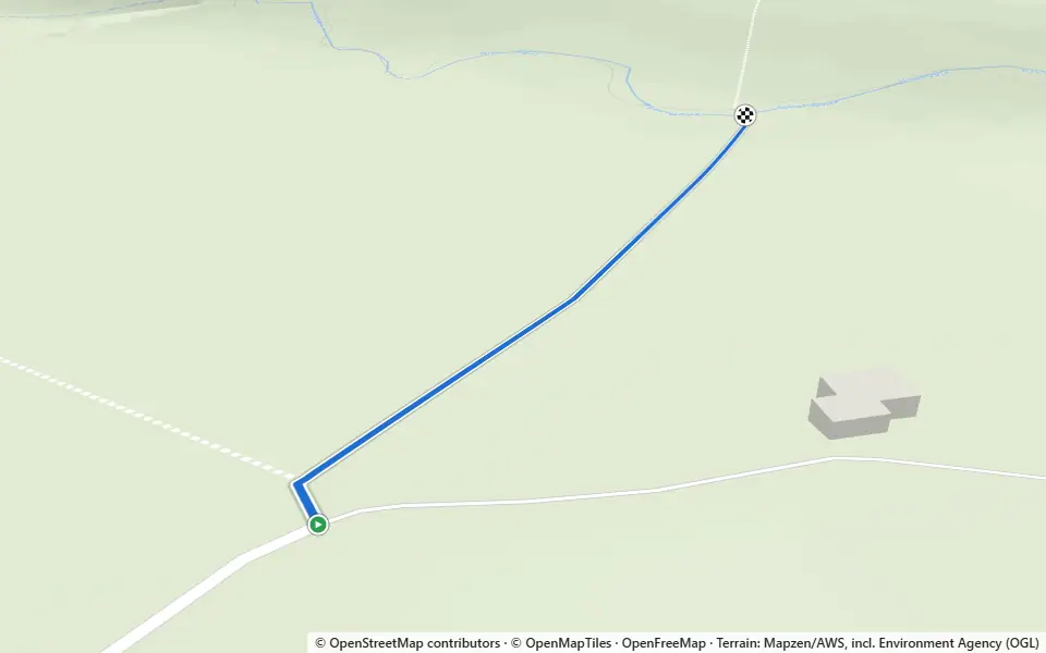3D preview of a trail at Millmoorhead Wood