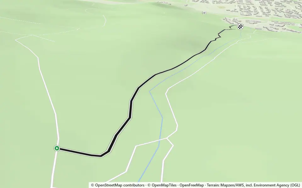 3D preview of a trail at Trails near Aviemore