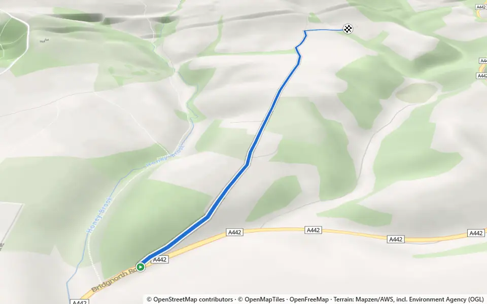 3D preview of a trail at Easthams Coppice