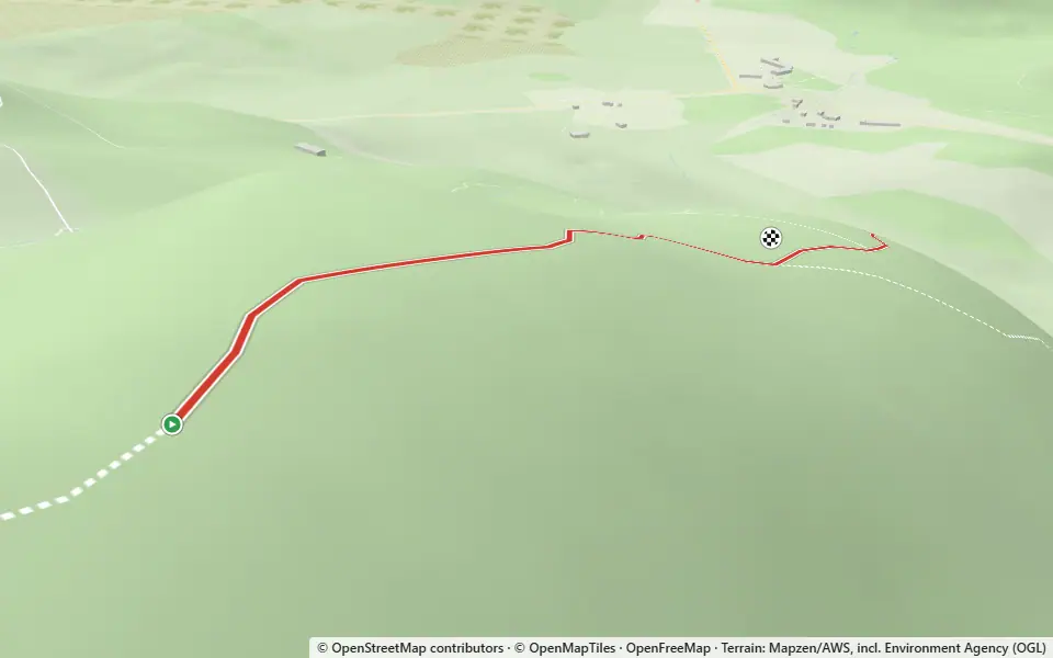3D preview of a trail at Trails near Aberfoyle