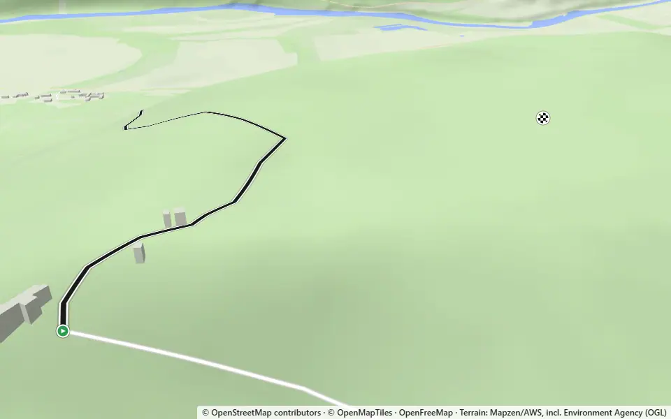 3D preview of a trail at Trails near Tullich