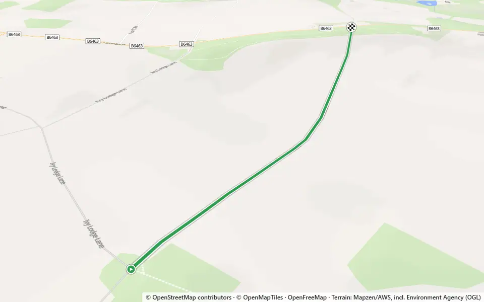 3D preview of a trail at Maltby Wood