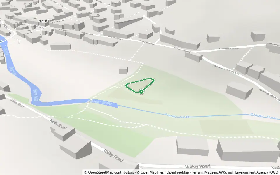 3D preview of a trail at Elle Bank