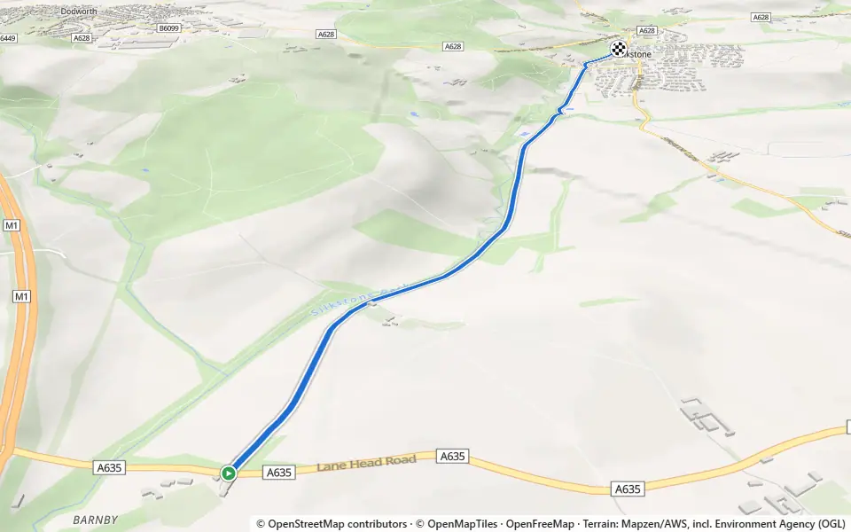 3D preview of a trail at Banks Wood