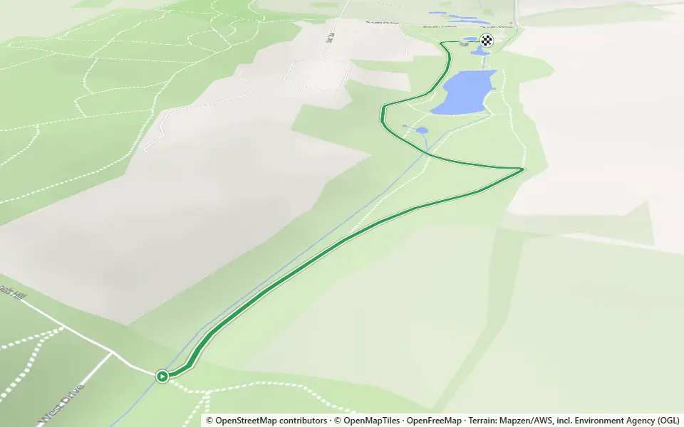 3D preview of a trail at Oak