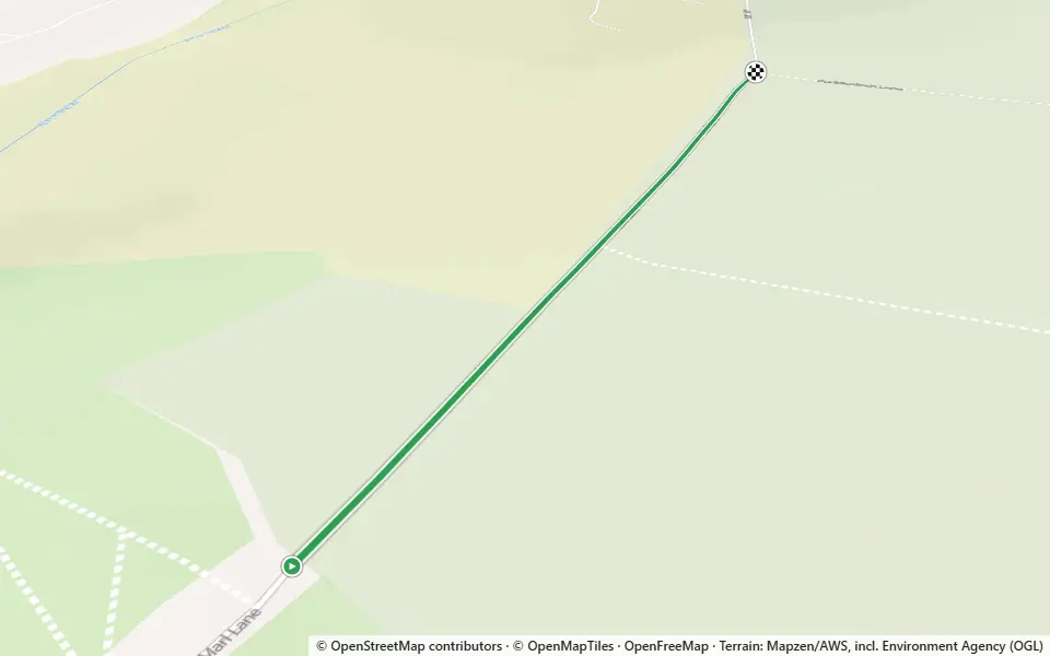 3D preview of a trail at Lower Breach Copse