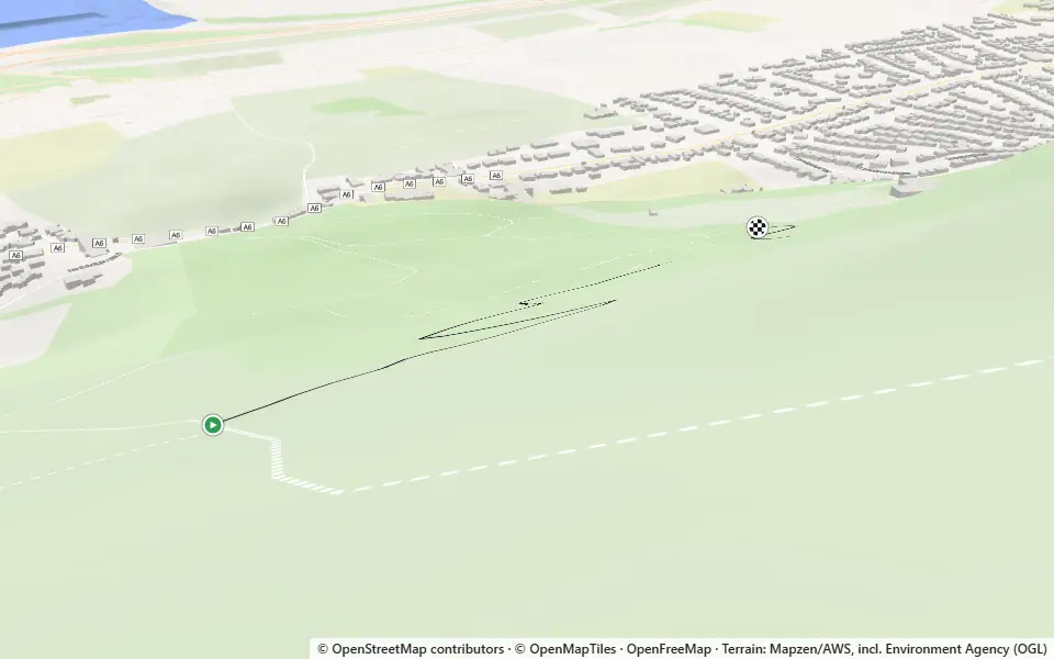 3D preview of a trail at Throne Wood