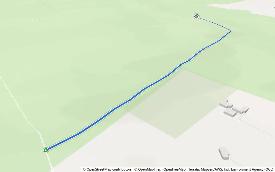 3D preview of a trail at Spital Wood