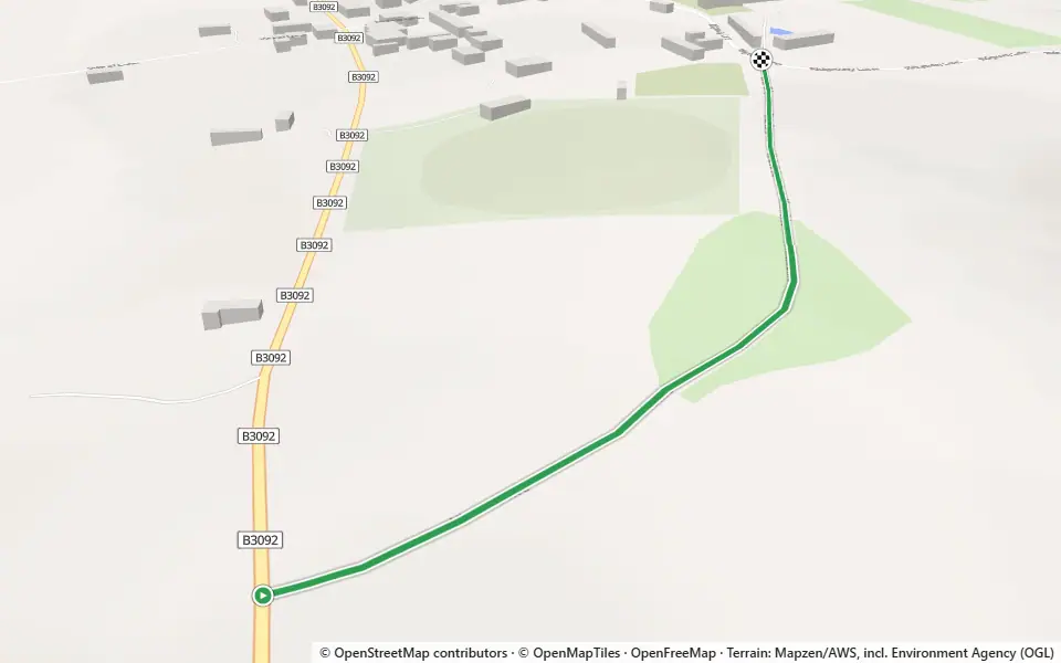 3D preview of a trail at Yewstock Plantation