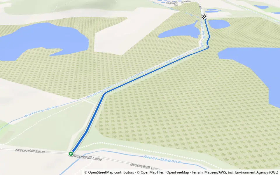 3D preview of a trail at Rainborough Park