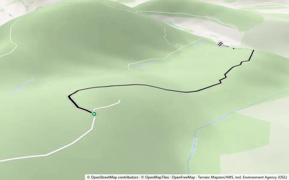 3D preview of a trail at Cuil Plantation