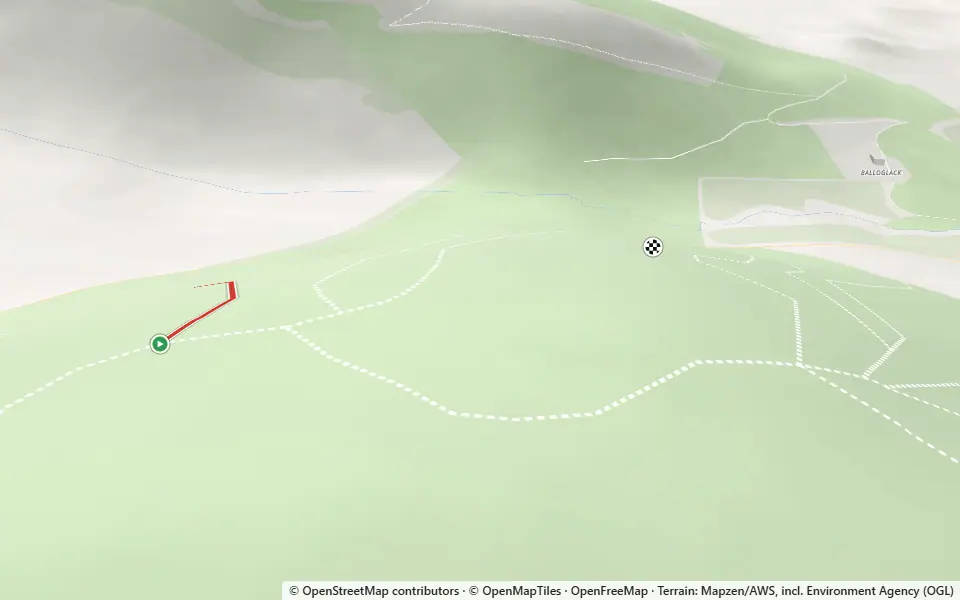 3D preview of a trail at Gaskhill Wood