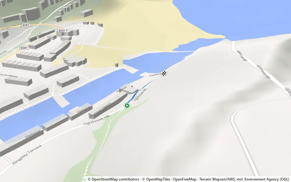 3D preview of a trail at Nance Wood