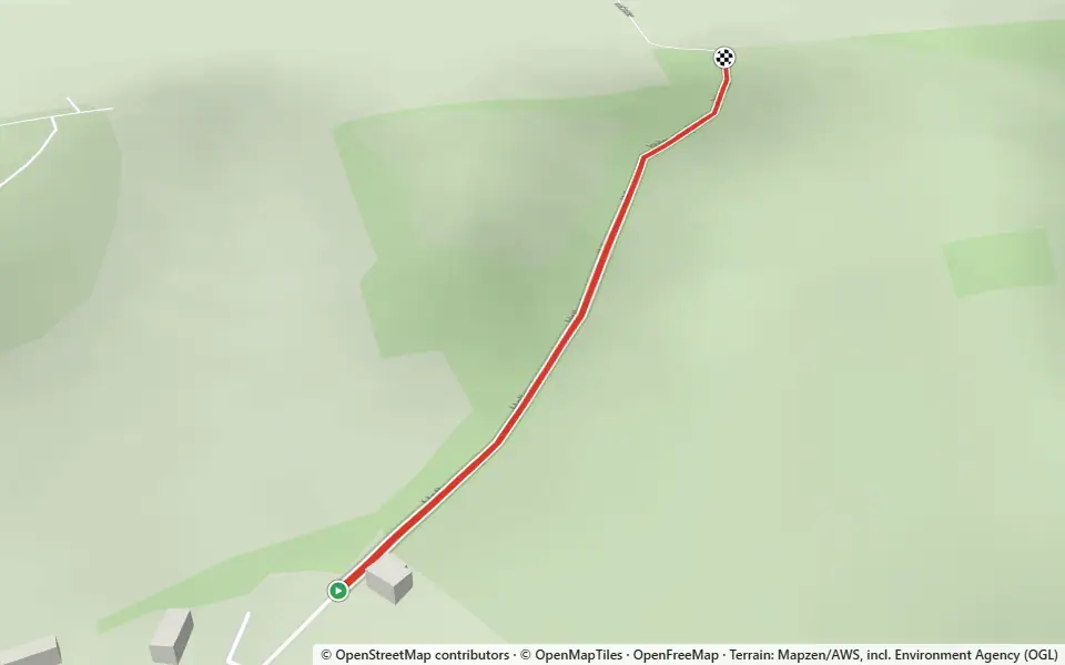 3D preview of a trail at Ramsdown Copse