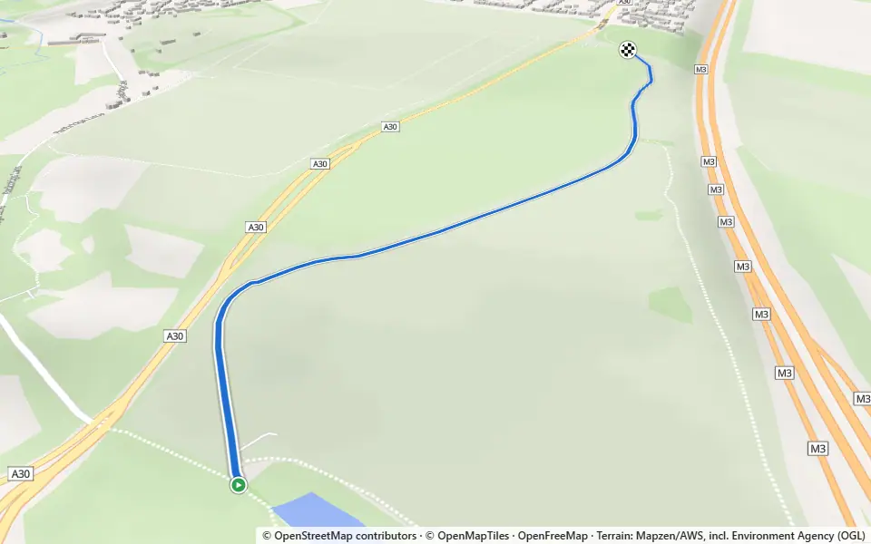 3D preview of a trail at Dickens's Lane Plantation
