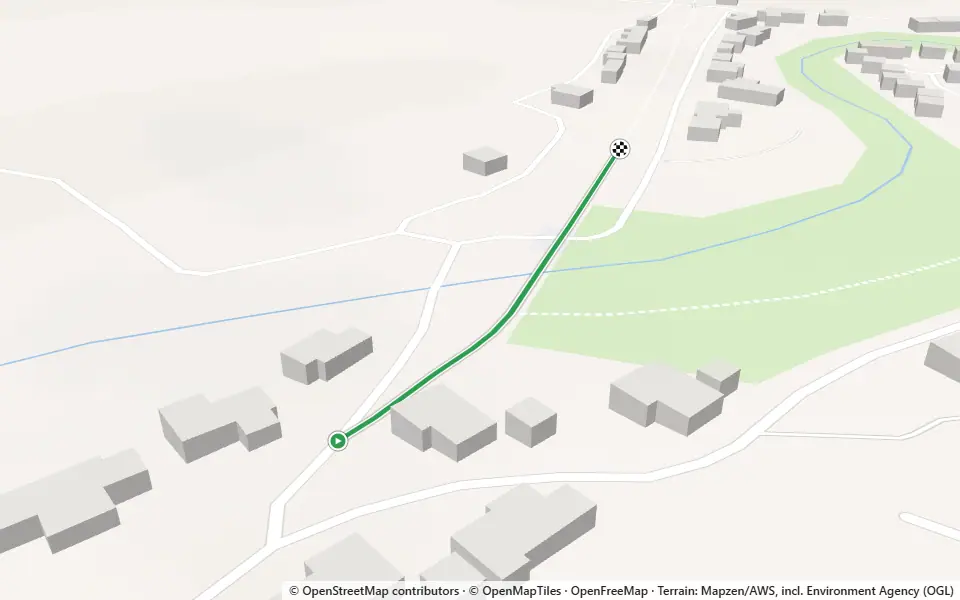 3D preview of a trail at Peter's Heugh
