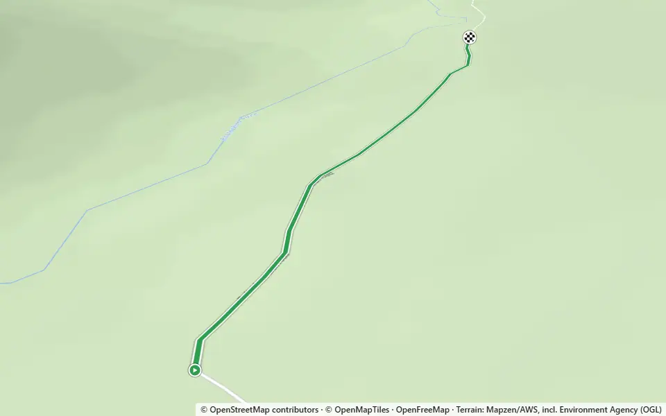 3D preview of a trail at Trails near St Fillans
