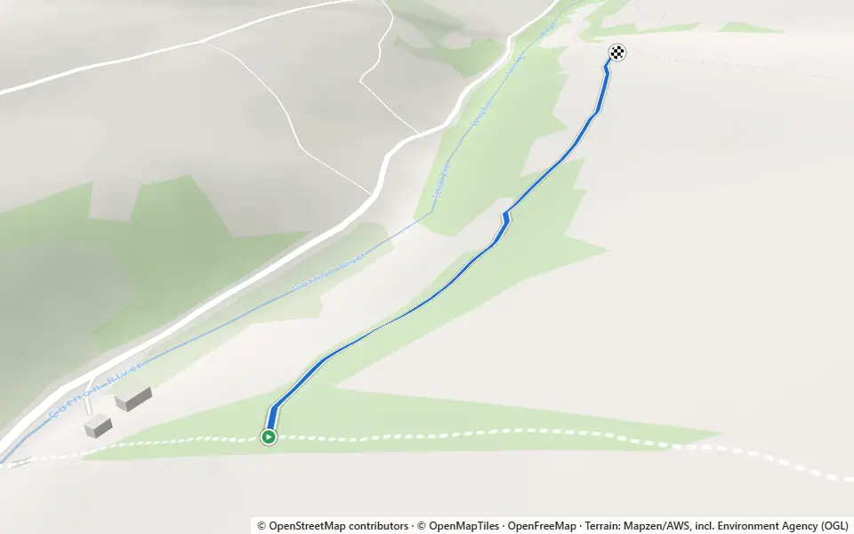 3D preview of a trail at Unity Wood